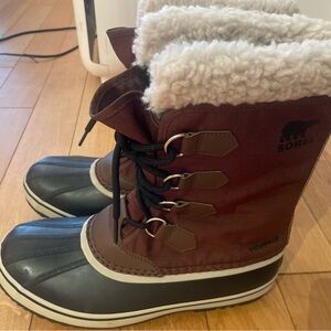 Sorel Brown and Black Winter Boots Men’s
